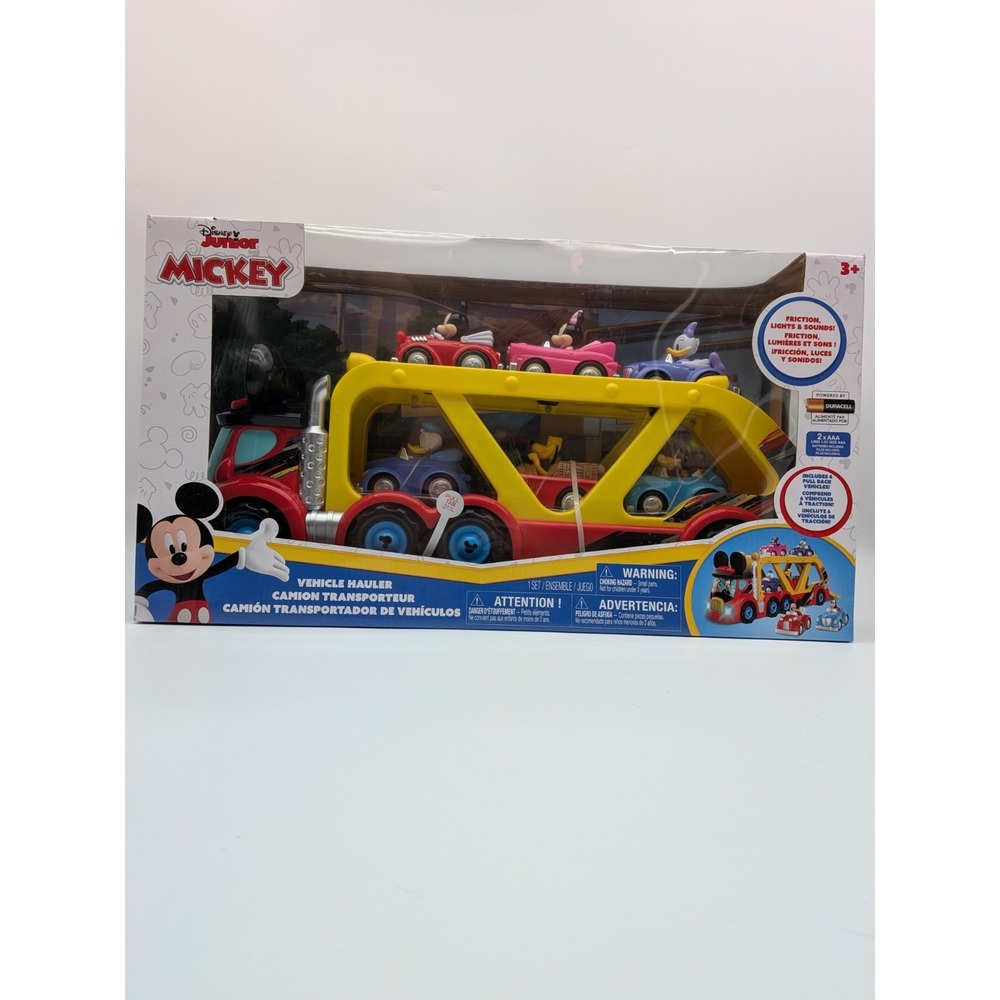 Disney Junior Mickey Mouse 19" Vehicle Hauler Set (Lights & Sounds) Open Box